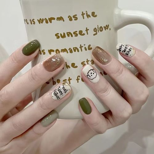 Wearable manicure high-end nail stickers removable