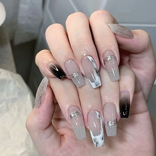 Wearable manicure high-end nail stickers removable