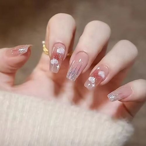 Wearable manicure high-end nail stickers removable