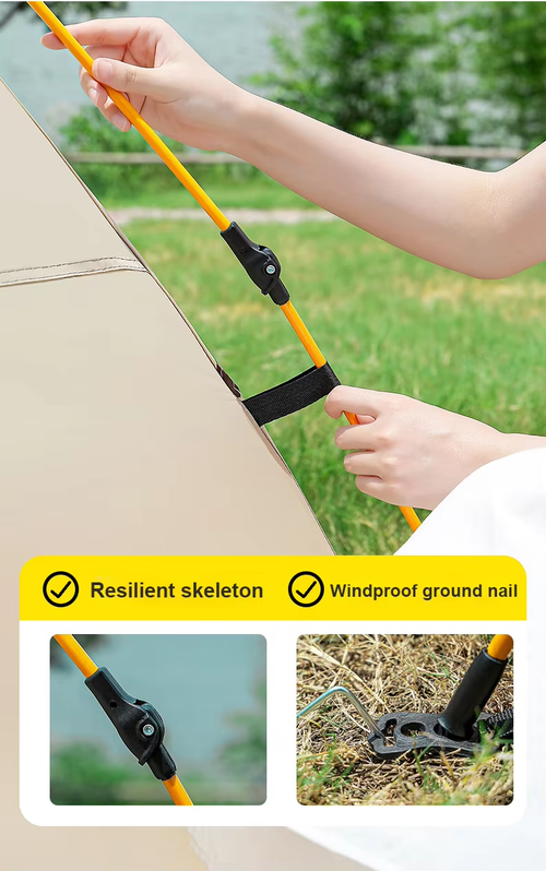 Portable waterproof sunscreen tent for four seasons hiking beach travel mountaineering outdoor camping tent