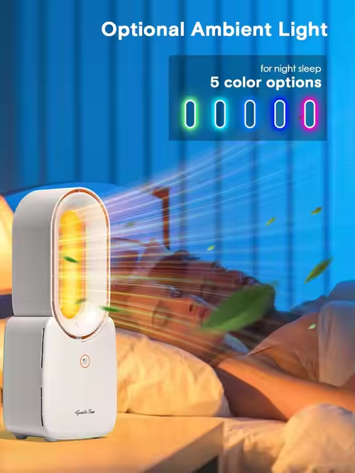 Household ultra-quiet fan bladeless fan rechargeable portable desktop bladeless fan