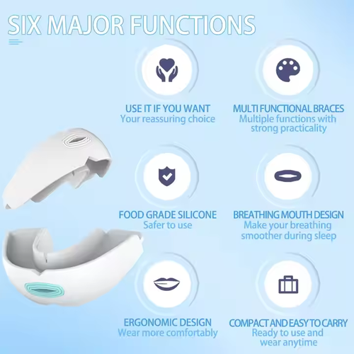Multifunctional anti-snoring silicone braces Worry-free correction of sleep oral hygiene products Multi-purpose oral braces