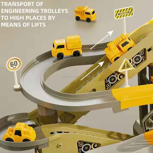 Car race track parking aerospace toy race track car set game children's toys