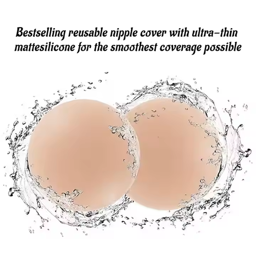 8cm ultra-thin silicone reusable nipple stickers, suitable for female breast nipple stickers