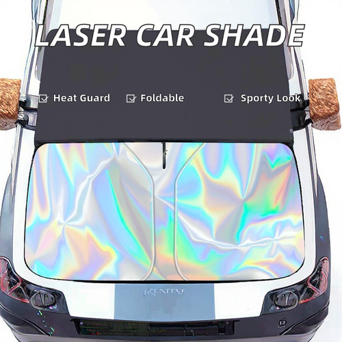 Foldable Anti-UV Windshield Sunshade, Multipurpose Car Front Window Heat Protective Umbrella for Sedan SUVs, Automotive Exterior Accessories for Men & Women, Car Stuff, Vehicle