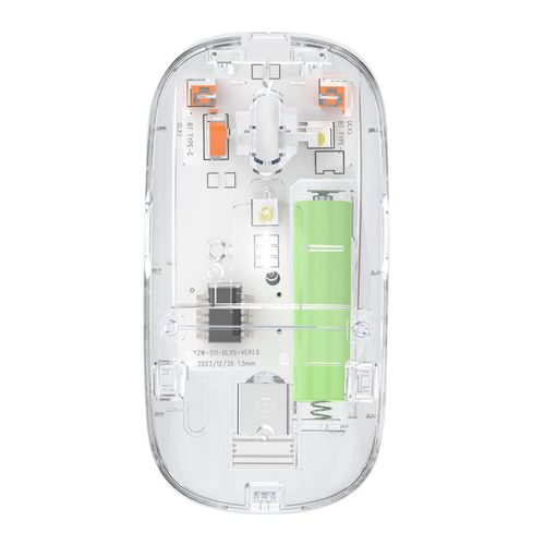 2024 New Transparent Charging Wireless Silent Bluetooth Mouse Tablet Notebook Office Home 2.4G Wireless Game