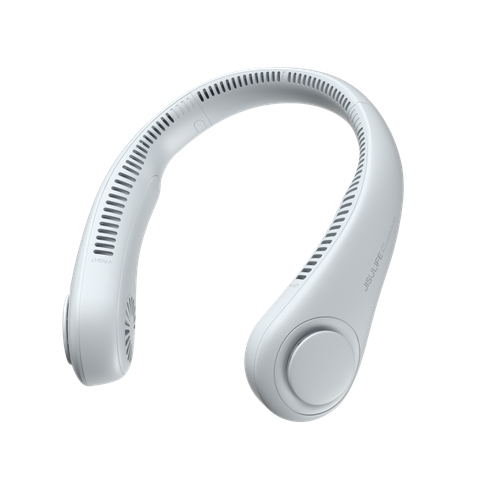 Portable Neck Fan, 4000 mAh Battery Rechargeable, 5 Speeds Adjustable,Twistable Hands-Free Bladeless Neckband for Sports