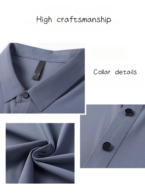 New 2025 Summer Ice Silk Short Sleeve T Shirt 81 90 Nylon Polyamide Fabric Slim Fit with Patchwork Design Essential African Casual Wear