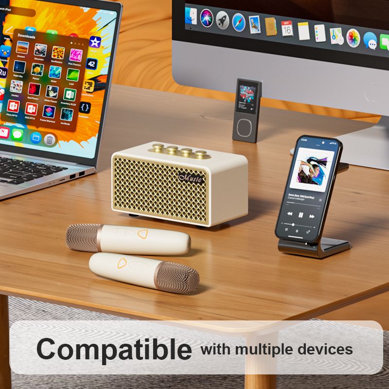 Marshall Emberton III Cream Bluetooth Speaker - Perfect for Outdoor Parties with Deep Bass Performance