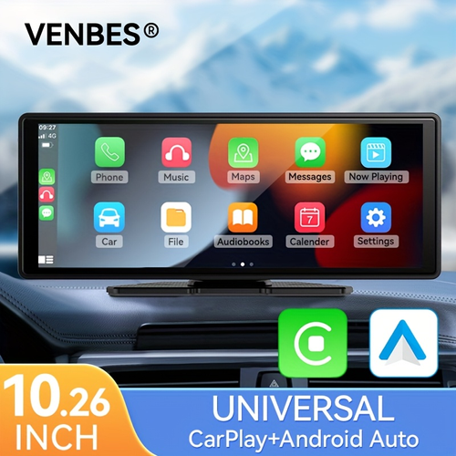 B5303 Car MP5 Player 1026 IPS HD Screen AHD Rear View Camera Support Bluetooth 50 DualBand WiFi Allwinner Melis OS Wired Wireless CarPlay H265 MP4 Video Playback Portable Car Entertainment Hub
