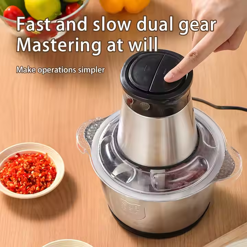 🔥2025 New 2l Meat Shredder Electric Meat Grinder Meat Grinder Slicers Food Processor Grinder Machine for Kitchen