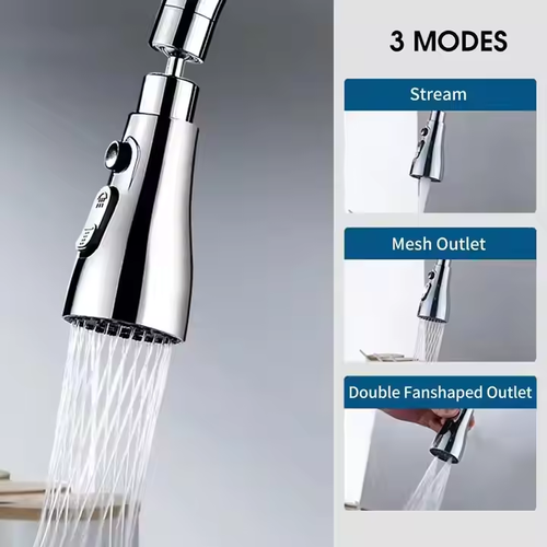 🔥Hot Sale🔥360° Rotatable -3 Function Kitchen Faucet Spray Head