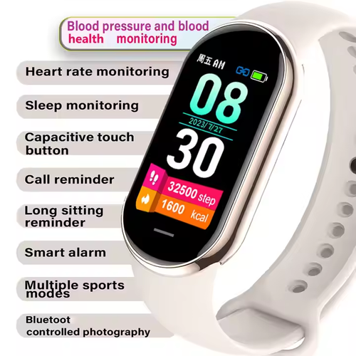 🔥🔥M3 Smart Bracelet Fitness Silicone Band Blood Pressure Device IP67 Smart Watch