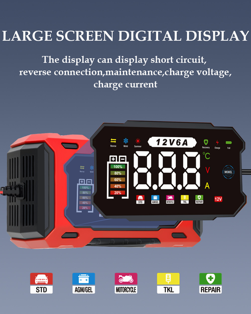 ✨DLJ-CePin✨12V & 24V Smart Battery Charger