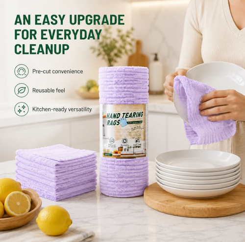 ✨DLJ-Cepin✨20PCS Multipurpose Reusable Tear-Off Cleaning Cloth Roll