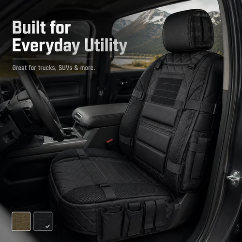 ✨DLJ-Cepin✨Tactical Car Seat Cover – Rugged Protection & Smart Storage