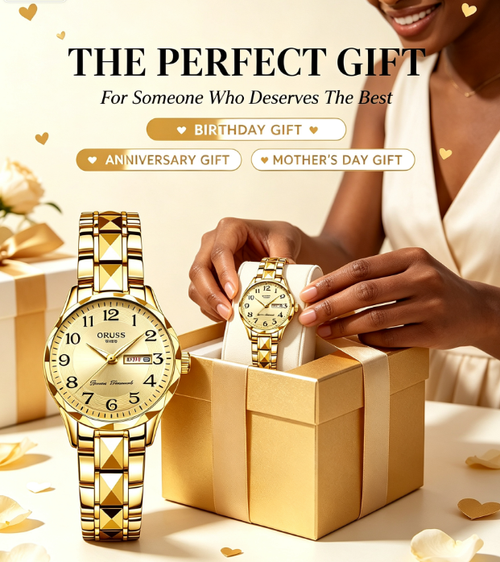 ✨DLJ-Cepin✨Simple Gold Steel-Strap Watch