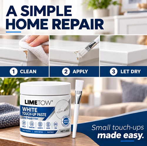 ✨DLJ-CePin✨White Furniture Touch-Up Paste,Restore Damaged Surfaces In Minutes