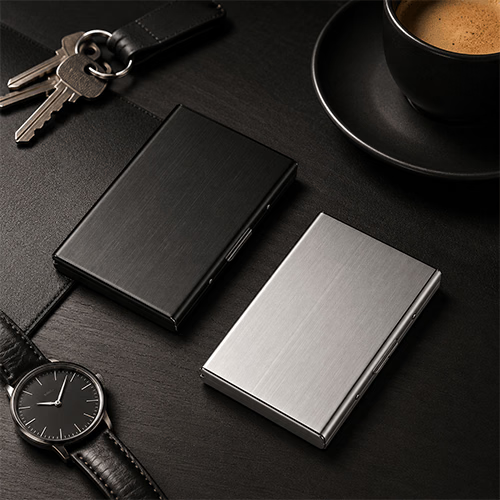 ✨DLJ-CePin🔥High-End Stainless Steel Anti-Magnetic and Anti-Theft Wallet