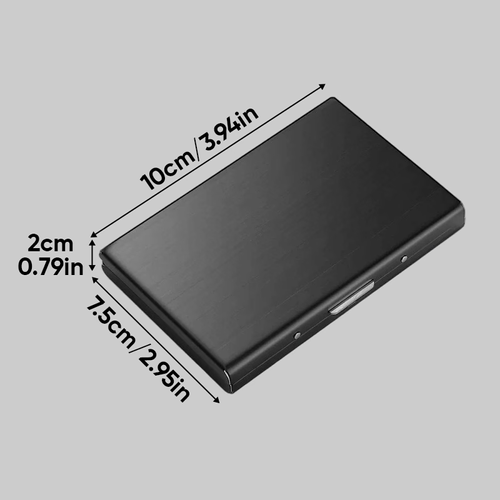 ✨DLJ-CePin🔥High-End Stainless Steel Anti-Magnetic and Anti-Theft Wallet