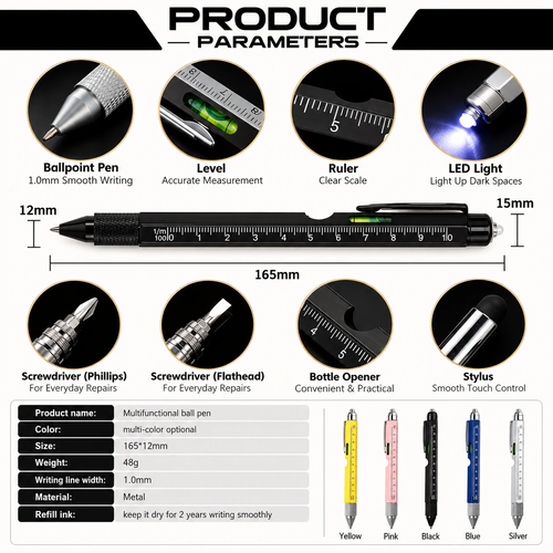 ✨DLJ-CePin✨9 in 1 Multitool Pen