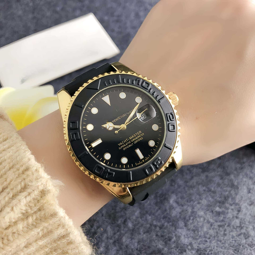 ✨DLJ-CePin✨Watch Simple Fashion Men's Sports Watch Black Large Dial