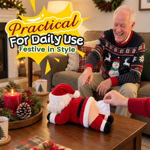 ✨DLJ-CePin✨Funny Santa Butt Tissue Box