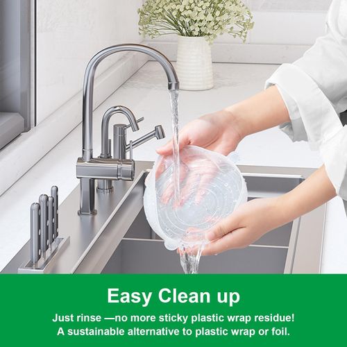 🔥Hot Seller🔥 Multi Size Silicone Food Cover, Heat Resistant for Microwave & Fridge Use