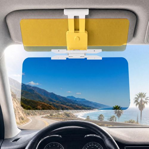🔥Hot Seller🔥 Universal Easy Install Anti Glare Visor Attachment, Light Filter for Day Night Vehicle Travel