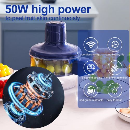 ⚡HOT SELLER LIMIT STOCK⚡ Rotary Electric Peeling Machine, Multi Fruit Vegetable Compatible for Home Cooking & Small Catering