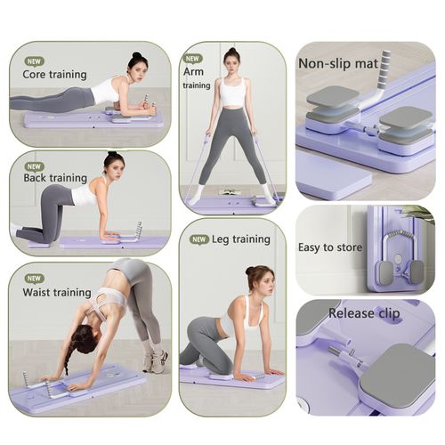 🔥Hot Seller🔥 6-in-1 Multi-Functional Portable Training Board for Yoga Pilates Home Core Exercise