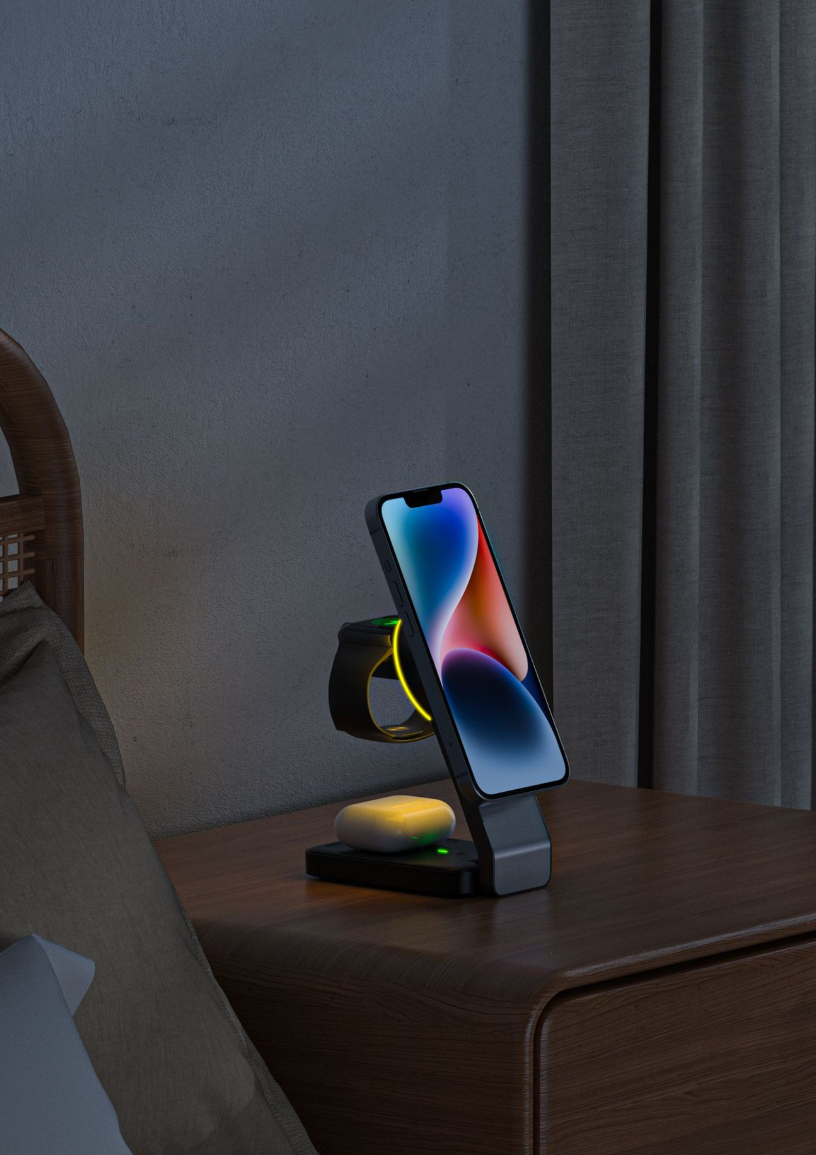 3-in-1 Wireless Charging Station for Apple Devices