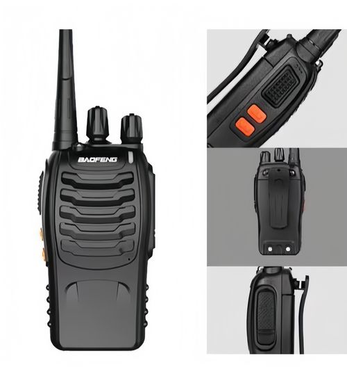 Rádio UHF walkie-talkie bidirecional transceptor portátil telefone móvel via satélite