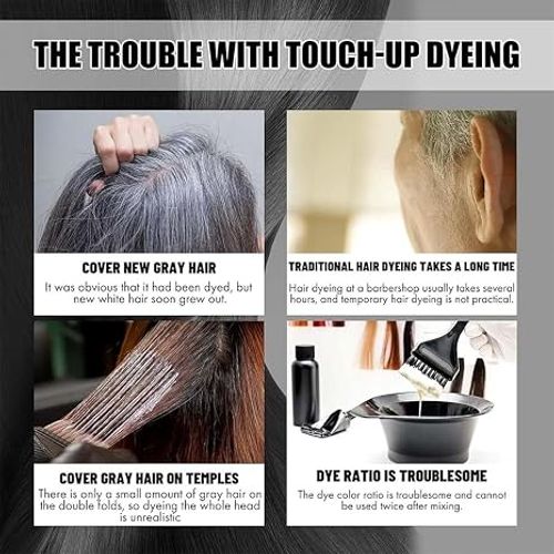 🚀Buy 1 Get 3 Free !🔥COD Fruit Extract Hair Color Comb, Color Lasts Until New Hair Grows, Natural Gentle Formula, No Hair Damage
