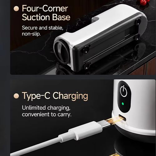 🔪✨ Aiguiseur de Couteaux Électrique 3 Étapes — Couteaux & Ciseaux Toujours Tranchants ! 🛑 Paiement à la Livraison (COD) 💰