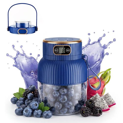 600ml 20oz Gobelet mixeur sans fil portable, rechargeable, pour jus frais et milk-shakes, smoothies COD