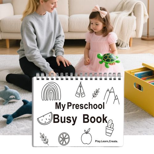 Livre Occupant Montessori Préscolaire pour Tout-Petits COD