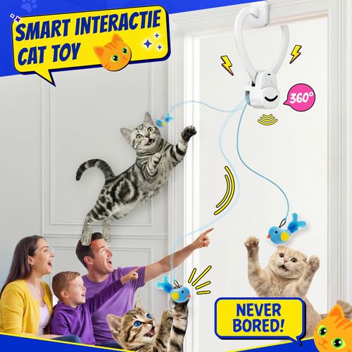 🐦 Jouet volant automatique pour chat dintérieur COD