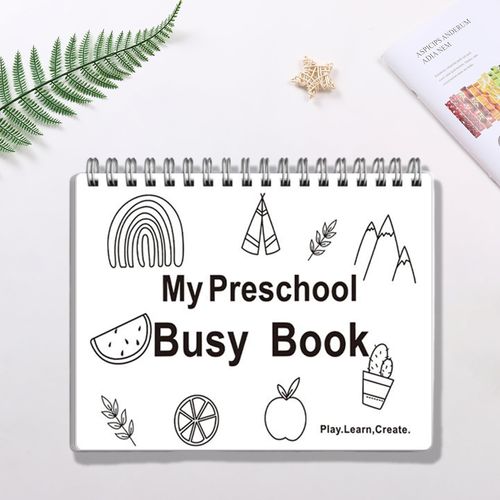 Livre Occupant Montessori Préscolaire pour Tout-Petits COD