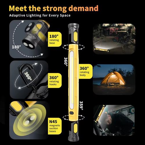💡 Lampe de travail LED aimantée rechargeable 5200mAh COD💡