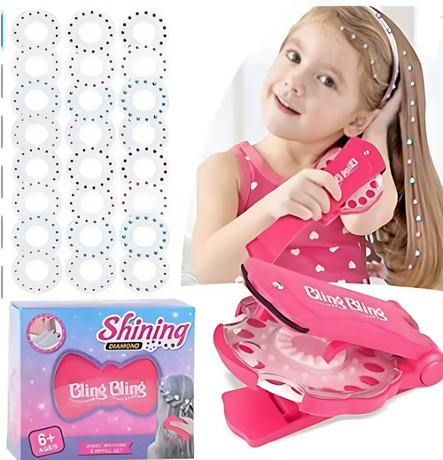 Machine à strass DIY pour cheveux fille COD