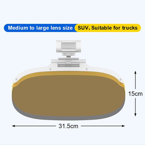 Visière double lentille anti-reflet pour auto COD