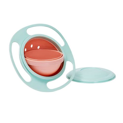 🍼Lot 2 Bols Gyroscopiques 360° Anti-Renversement Avec Couvercle COD