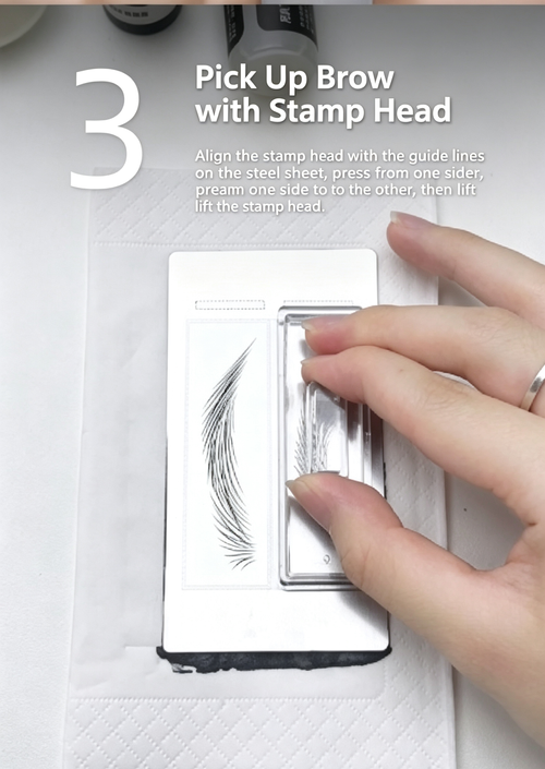 💫🖌️2PCS Tampon à sourcils instantané imperméable anti-transpirant | COD