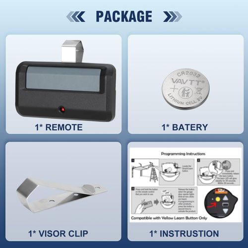 🚩Télécommande universelle porte‑garage compatible Liftmaster COD