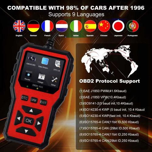 🔧✨ 🔧 Scanner OBD2 – Diagnostic moteur simple et rapide! 🛑 Données en Temps Réel