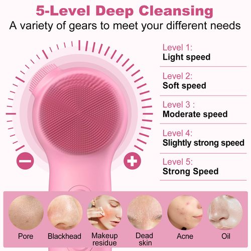 Brosse nettoyante visage sonique étanche COD