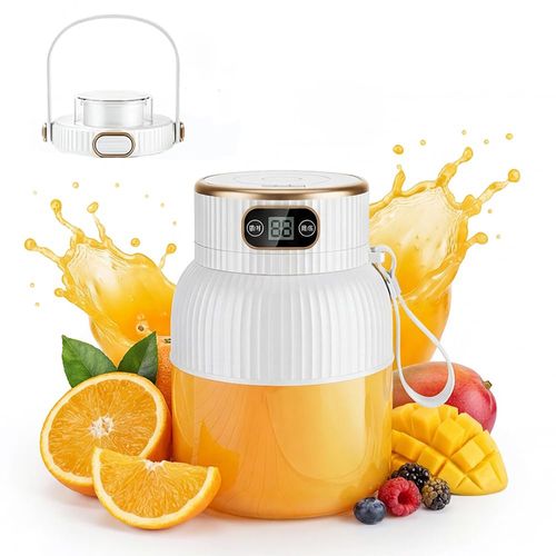 600ml 20oz Gobelet mixeur sans fil portable, rechargeable, pour jus frais et milk-shakes, smoothies COD