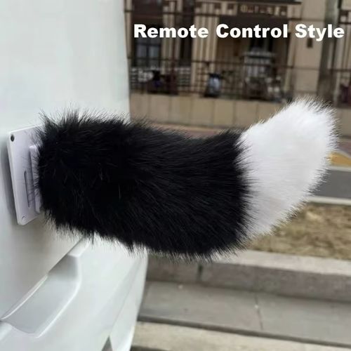 🦊✨Queue Renard Électrique à Distance : La Décoration Mignonne et Animée pour Votre Scooter ou Moto ! 🦊✨