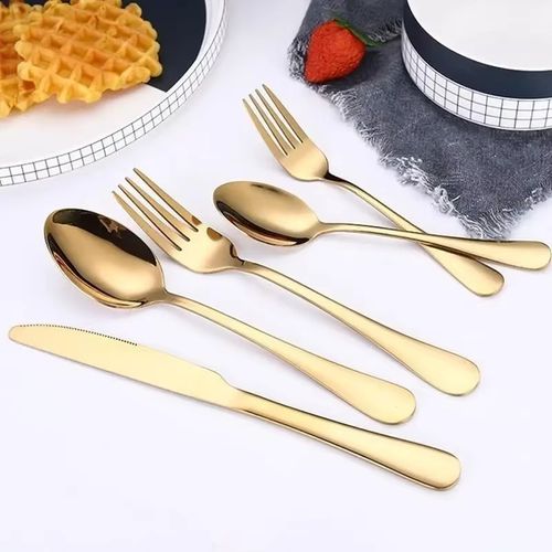 🍽️✨ Ensemble de Couverts en Acier Inoxydable Noir Mat (20 Pièces) : Élégance & Durabilité ! 🛑 Paiement à la Livraison (COD) 💰
